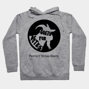 Goats for Votes - Protect Voting Rights Hoodie